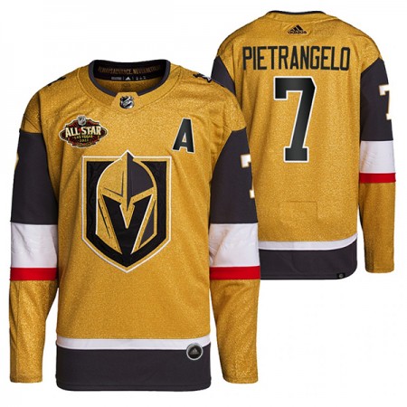 Vegas Golden Knights Hockeydrakt Alex Pietrangelo 7 2022 NHL All-Star Gold Authentic - Herre